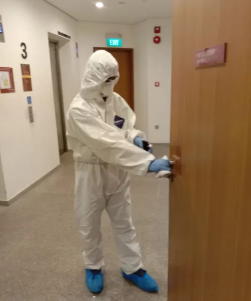 Door wipe down